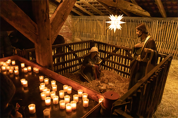 Lebende Krippe - Weihnachtsmarkt Tierpark Nordhorn